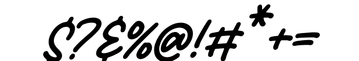 Monteyla Italic Font OTHER CHARS
