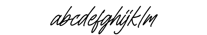 Montgomery Italic Font LOWERCASE