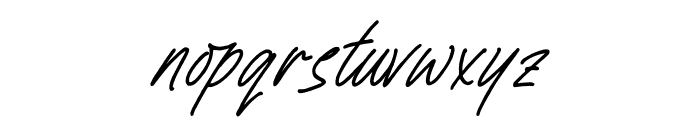 Montgomery Italic Font LOWERCASE