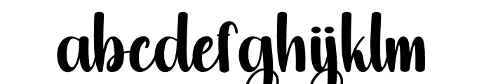 Month February Font LOWERCASE