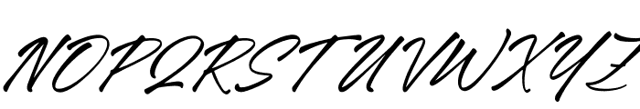 Monthesa Harezuki Italic Font UPPERCASE