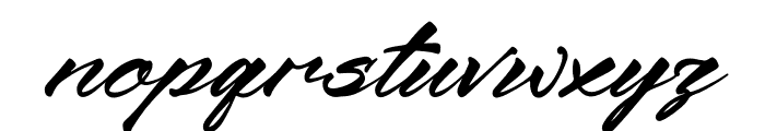 Monthesa Harezuki Italic Font LOWERCASE