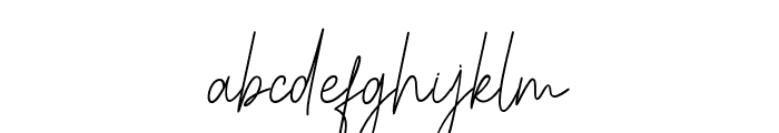 Monting Signature Font LOWERCASE