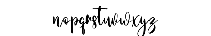 MontlyCloudy Font LOWERCASE