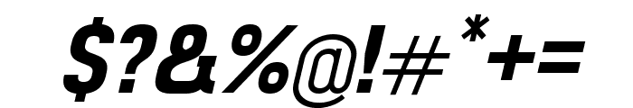 Monton Bold Italic Font OTHER CHARS