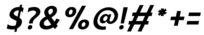 Montreal MediumOblique Italic Font OTHER CHARS