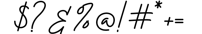 Montreal Signature Font OTHER CHARS
