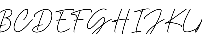 Montreal Signature Font UPPERCASE