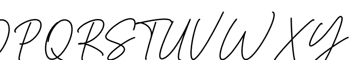 Montreal Signature Font UPPERCASE