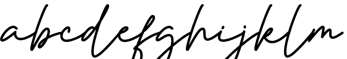 Montreal Signature Font LOWERCASE