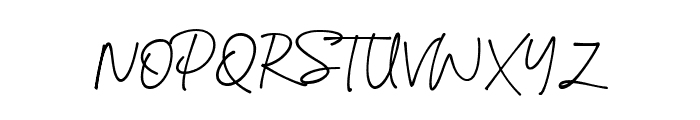 Montreuil Signature Font Font UPPERCASE