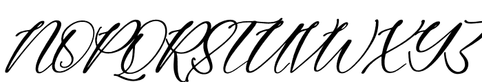 Monttany Castelone Italic Font UPPERCASE