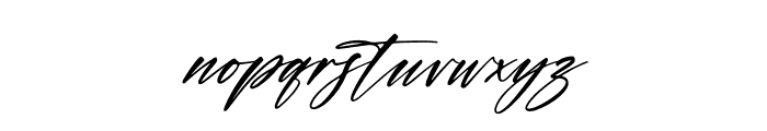 Monttena Italic Font LOWERCASE