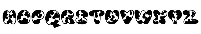 Moo Skin Font UPPERCASE