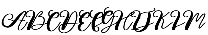 Moom Font UPPERCASE