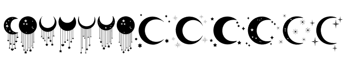 Moon Enchant Font LOWERCASE