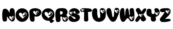 Moon Love Font UPPERCASE