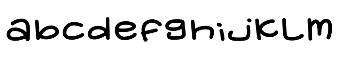 Moonance Font LOWERCASE