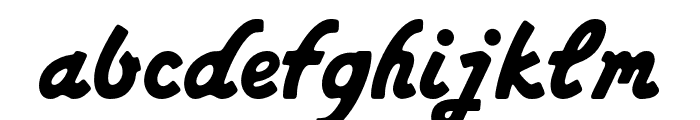 Moonflow Regular Font LOWERCASE