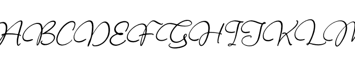 Moonflower Italic Font UPPERCASE