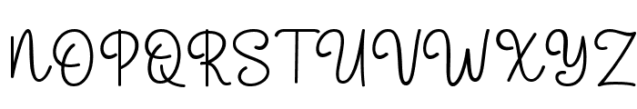 Moonlight Signature Regular Font UPPERCASE