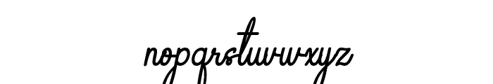 MoonlightSignature-Italic Font LOWERCASE