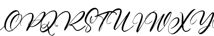 Moonshine Calligraphy Regular Font UPPERCASE