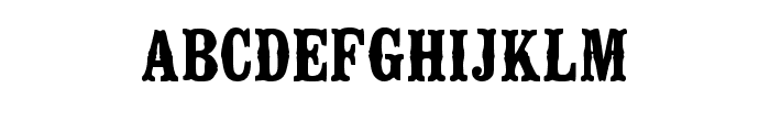 Moonshine Caps Regular Font LOWERCASE