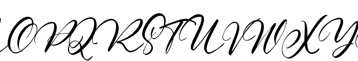 MoonshineCalligraphy-Regular Font UPPERCASE