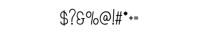 Moonthea Regular Font OTHER CHARS