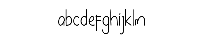 Moonthea Regular Font LOWERCASE