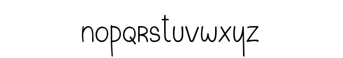 Moonthea Regular Font LOWERCASE