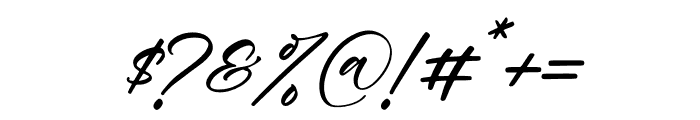 Moontila Italic Font OTHER CHARS