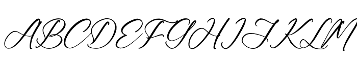 Moontila Italic Font UPPERCASE