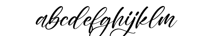 Moontila Italic Font LOWERCASE