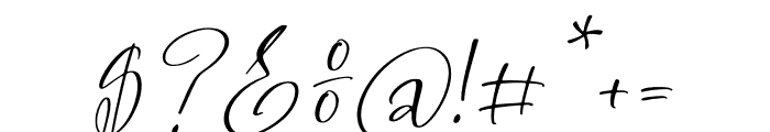 Moonttima Goldfesta Italic Font OTHER CHARS
