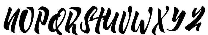 Moonway-HandBrush Font UPPERCASE