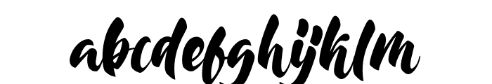 Moonway-HandBrush Font LOWERCASE