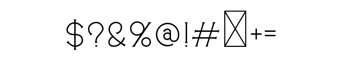 Moores-Regular Font OTHER CHARS