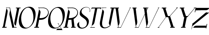 Moortys Italic Tall Font LOWERCASE