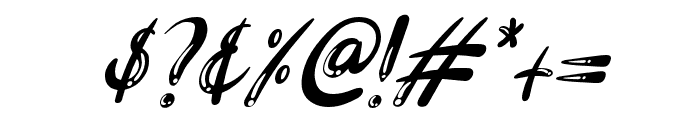Mootchie-Italic Font OTHER CHARS