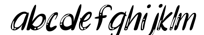 Mootchie-Italic Font LOWERCASE