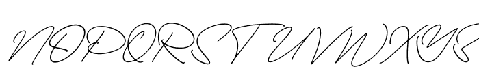 Mophelian Friendley Italic Font UPPERCASE