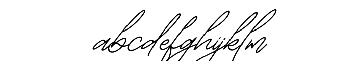 Mophelian Friendley Italic Font LOWERCASE