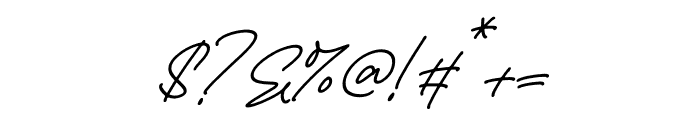 Moplintta Italic Font OTHER CHARS