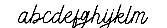 Moraline-Regular Font LOWERCASE