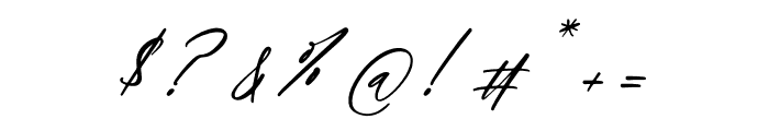 Moratenali Italic Font OTHER CHARS
