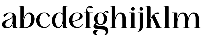 Morbie Font LOWERCASE