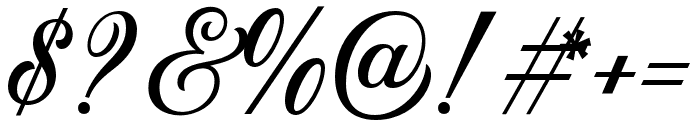 Morchain-Regular Font OTHER CHARS