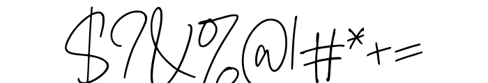 MordestaSignature-Regular Font OTHER CHARS